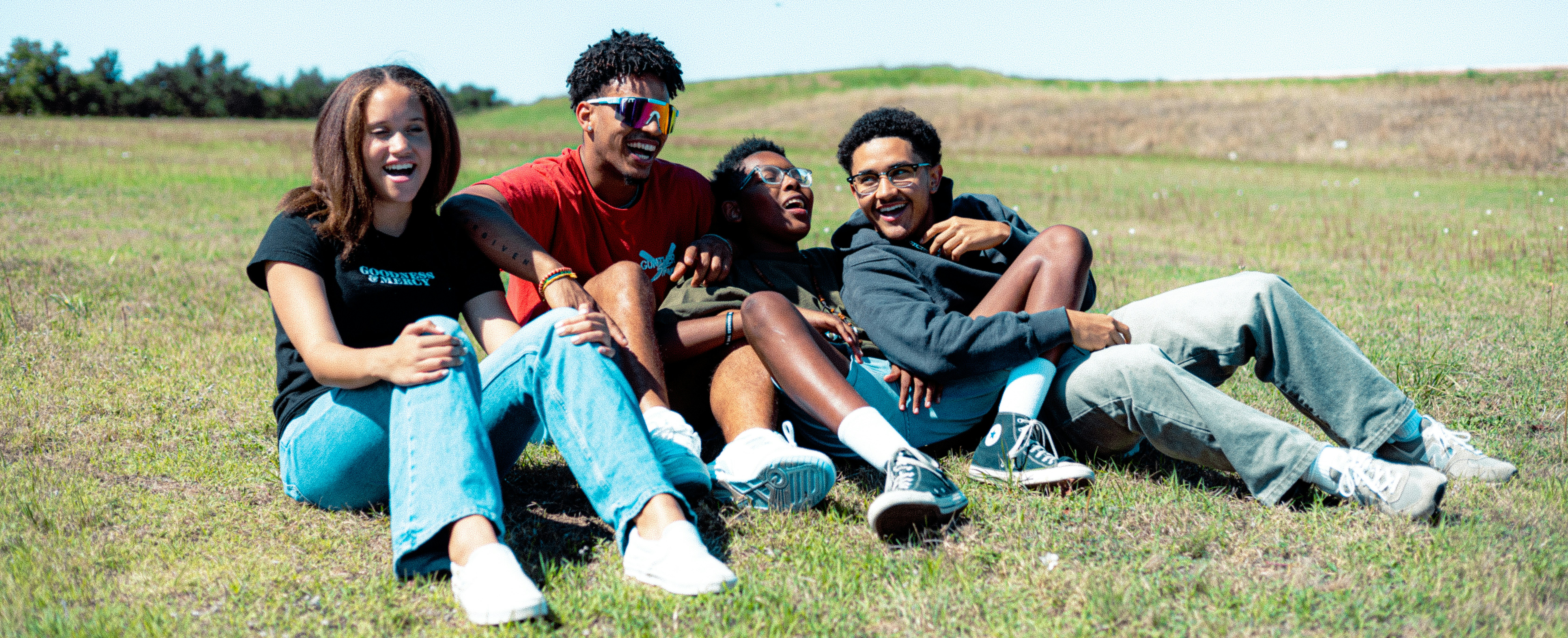 group of teens